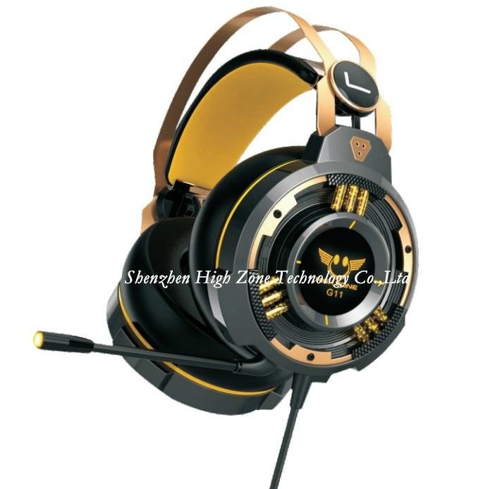 Gaming Headphone with Vibration Function and 5.1 Surround sound 