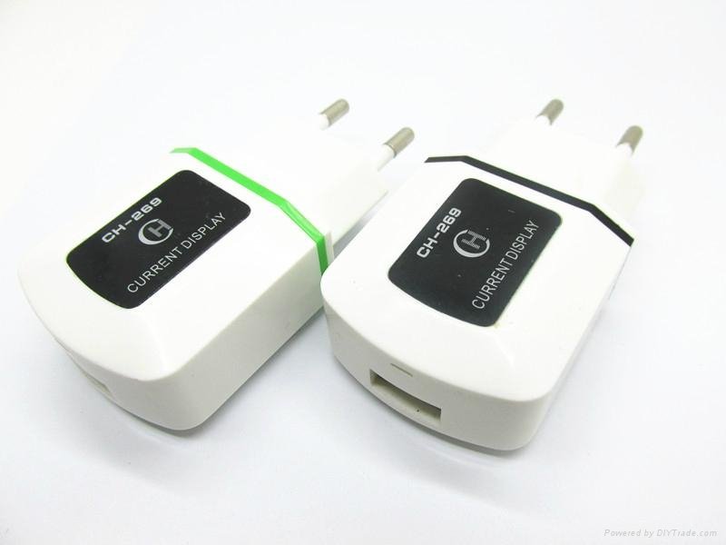 mobile phone charger Smart Single USB Travel Charger 5V 2.1A 4