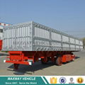 High Quality Cargo delivery Enclolsed Side wall Fence  Semi Truck Trailer 1