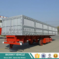 High Quality Cargo delivery Enclolsed Side wall Fence  Semi Truck Trailer