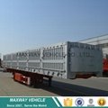 High Quality Cargo delivery Enclolsed Side wall Fence  Semi Truck Trailer 2