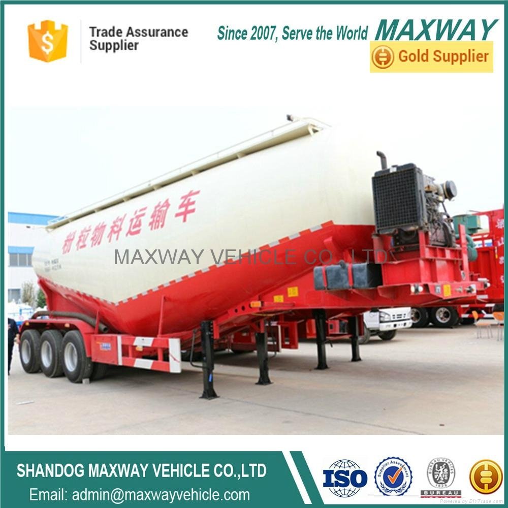 China 3 axle powder cement bulk truck semi trailer vehicle sale Price  2
