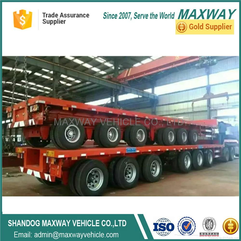 China High Quality Container  Cargo Flatbed Semi Truck Trailer Sale price