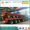 China High Quality Container  Cargo Flatbed Semi Truck Trailer Sale price