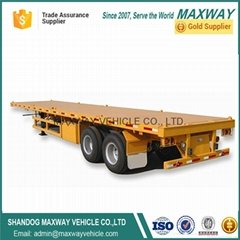 China High quality 40ft container flatbed semi truck trailer Sale Price