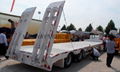 China brand 3axle 4axle Lowbed semi truck trailer sale price 4
