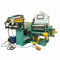 Transformer double servo copper foil winding machine