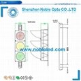 200mm 3 aspects led traffic signal  light with CE&ROHS certifited   3