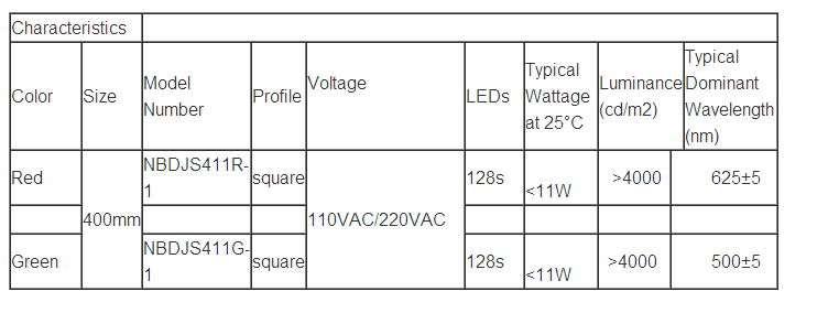 large display 400mm led traffic light countdown timer 2