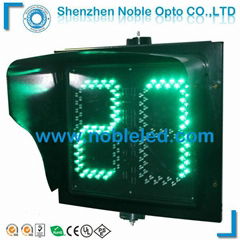 large display 400mm led traffic light countdown timer