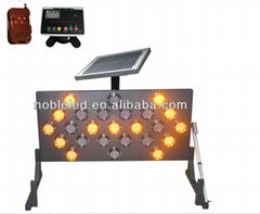 high quality solar led arrow board for road safety