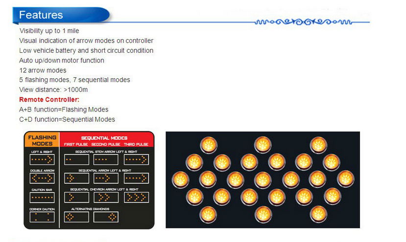 high quality solar led arrow board for road safety  3