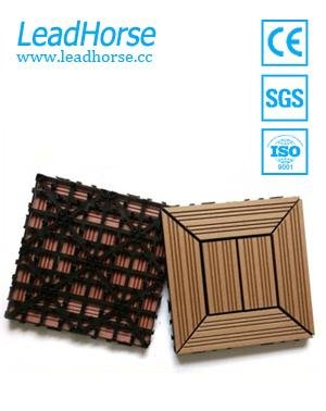 Anti-Slip WPC DIY Tiles 300mm*300mm  3