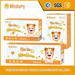 OEM Disposable baby diaper pampering