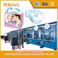 Full servo automatic baby diaper pampering making machine