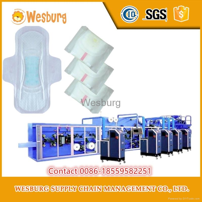 Sanitary pads making machine sanitary napkin machine WB12 OEM