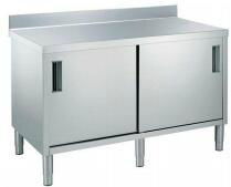 Food Preparation Pass-through Worktop Cupboard Made of 200mm Stainless Steel Wit