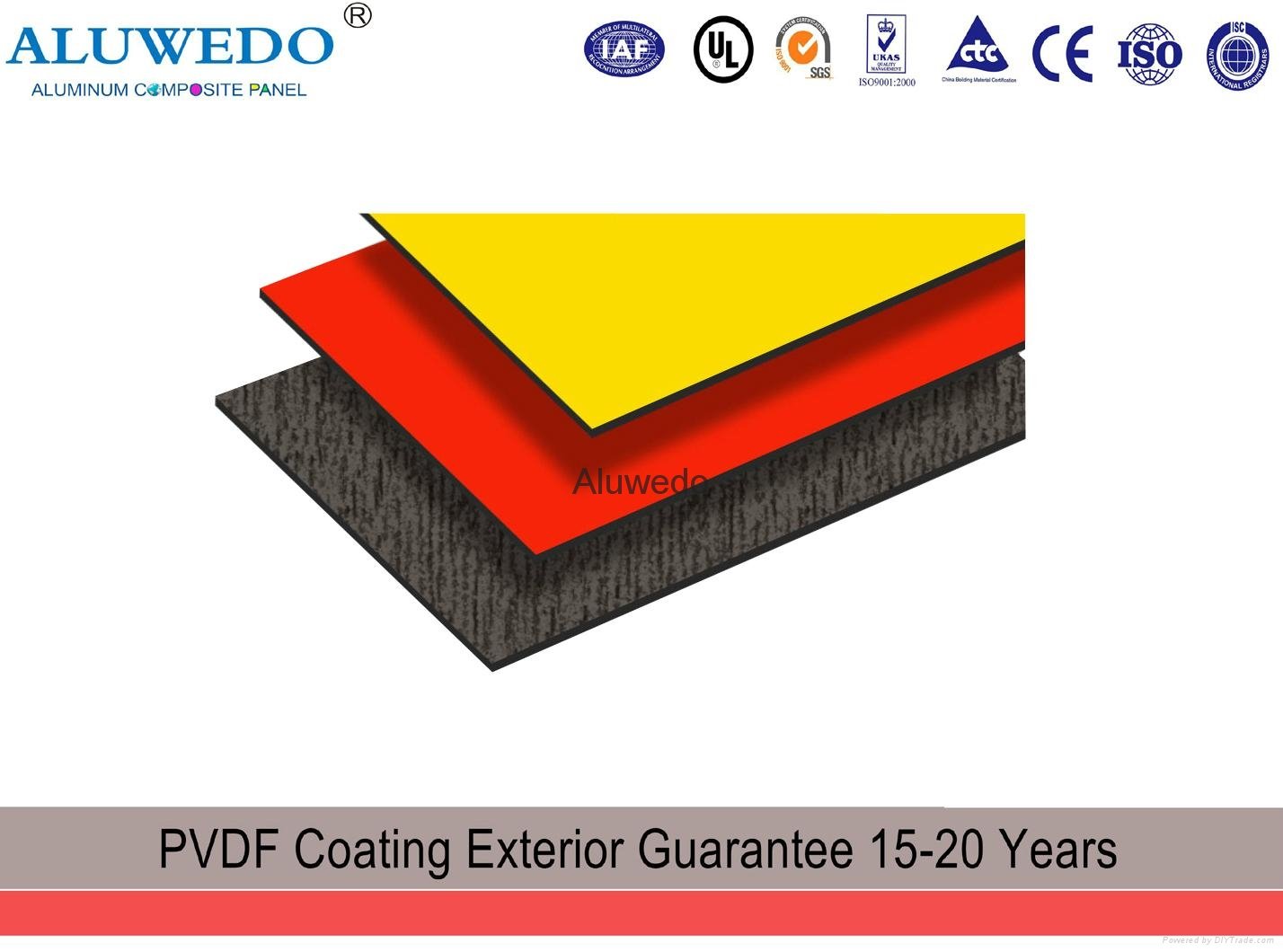 PVDF Coating Spectra Aluminium Composite Panel ACP ACM Building Material  2