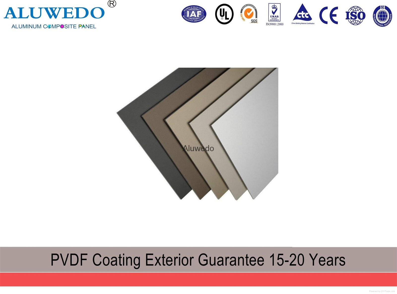 PVDF Coating Spectra Aluminium Composite Panel ACP ACM Building Material  5