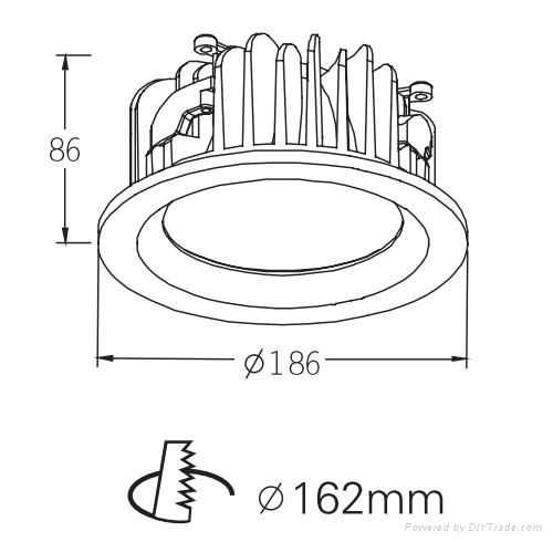 LED downlight 2