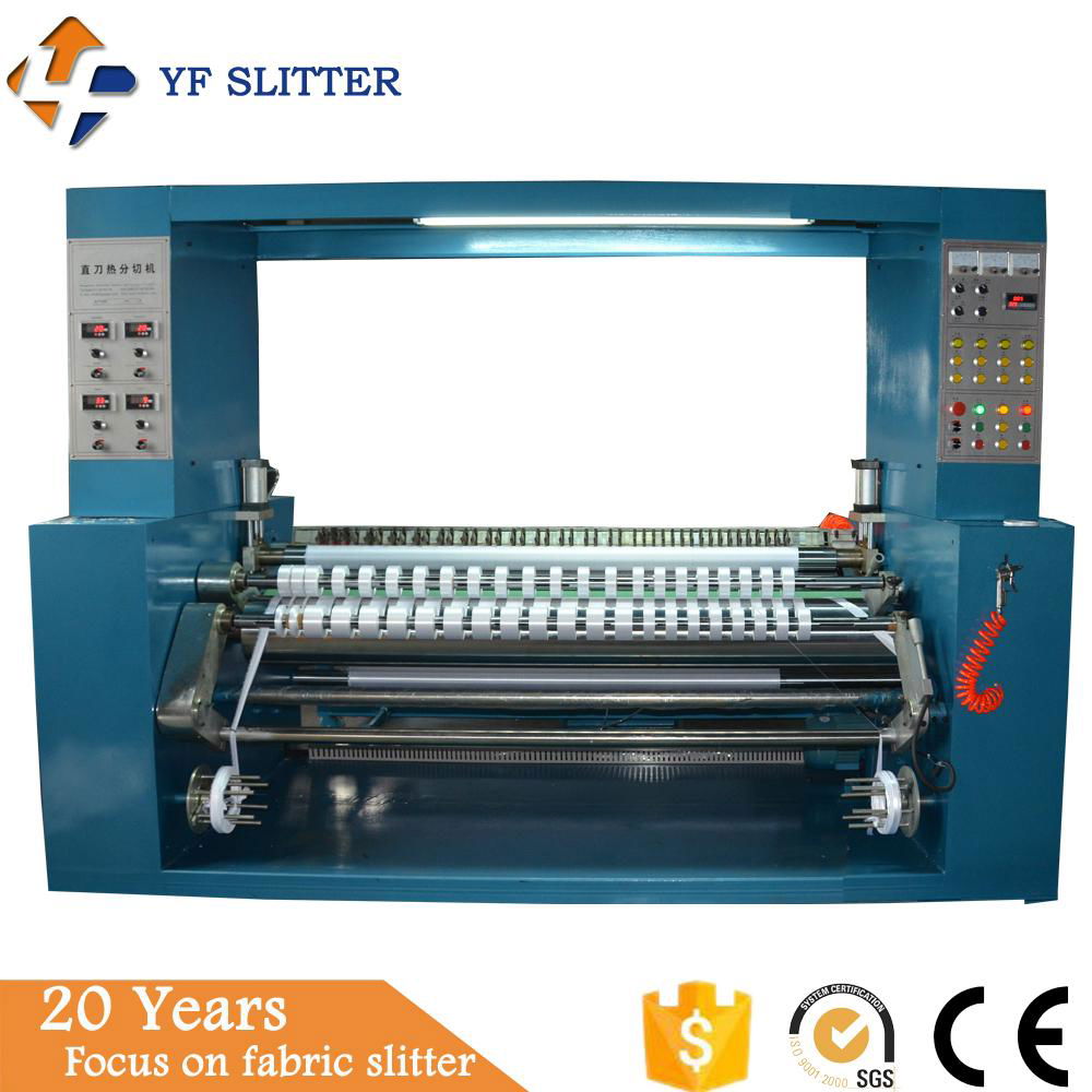 China professional hot knife fabric slitting machine 2