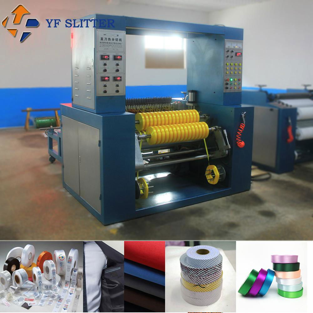 China professional hot knife fabric slitting machine 3