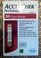Accu-Chek Performa 50ct Glucose Test