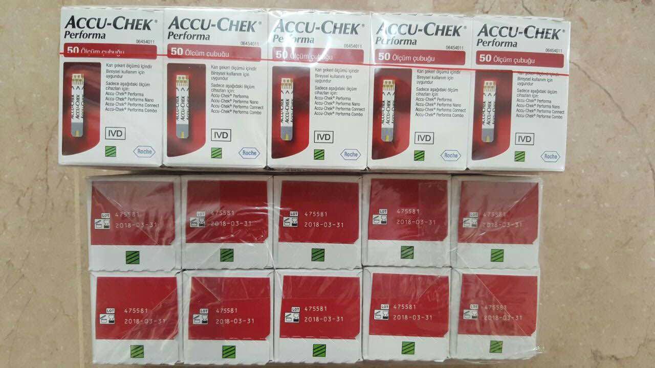 Accu-Chek Performa 50ct Glucose Test Strips 2