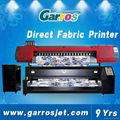 1.8m Garros digital direct to roll to roll fabric sublimation printer 1