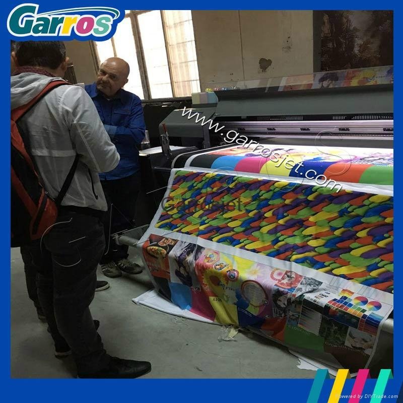 1.6m wide format textile fabric printer belt type flatbed printing machine