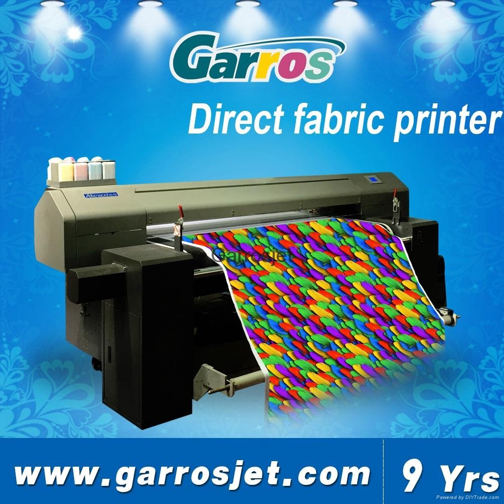 1.6m wide format textile fabric printer belt type flatbed printing machine 5