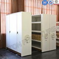 High Quality Totally Enclosed Mobile Metal Storage Rack Shelf