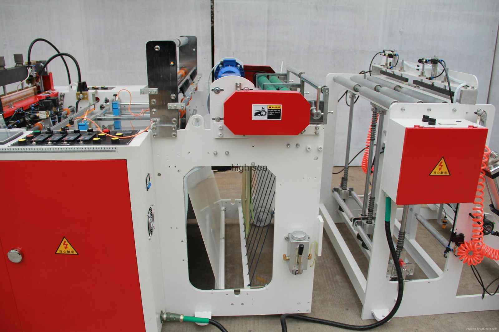 FULL AUTOMATIC PLASTIC T SHIRT BAG MAKING MACHINE 4