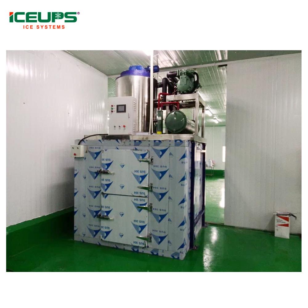 10Ton industrial ice maker flake ice factory machine KMS10T ICEUPS (China Manufacturer