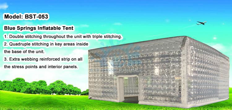 0.6mm PVC Inflatable Transparent Tent 2