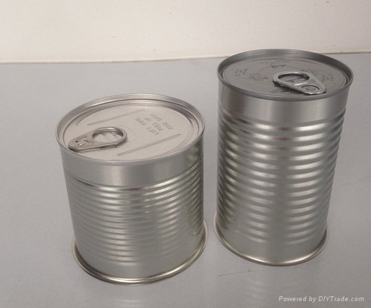 Food Grade Tin Can with Easy Open Lid