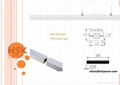 LED Linear Ceiling Lighting Seamless Connection 36 Watt 1200mm With Non-Flicker  3