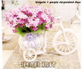 2017 Rattan plaited bicycle artificial flower for home decoration 2