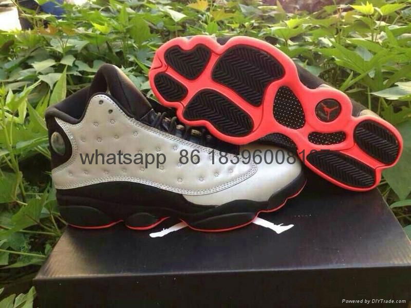      Air Jordan13 3M Reflective shoes Wholesale quality basketball shoes Sneaker 4