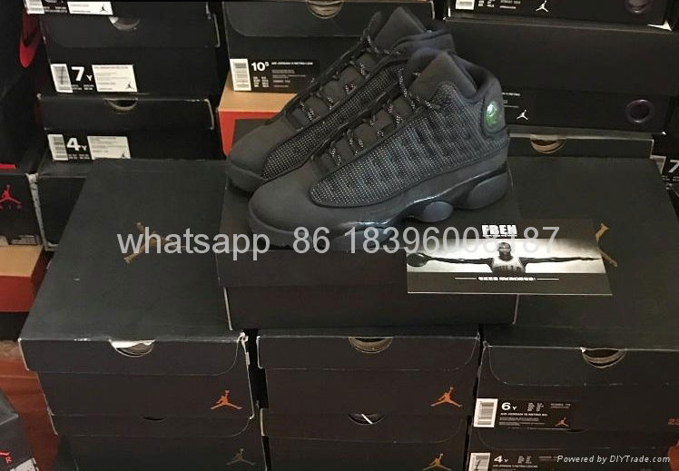       Air Jordan 13 Black Cat 3M shoes  AJ13 basketball shoes Wholesale  5