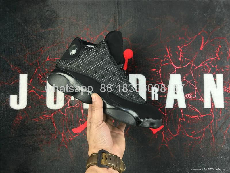       Air Jordan 13 Black Cat 3M shoes  AJ13 basketball shoes Wholesale  2