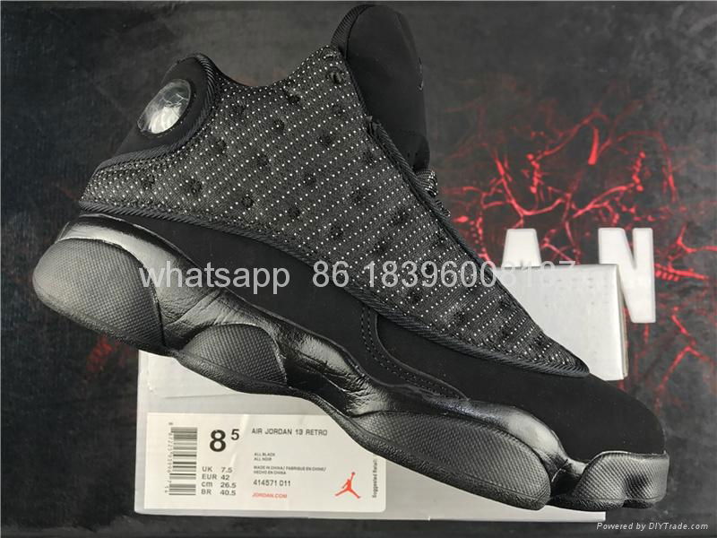       Air Jordan 13 Black Cat 3M shoes  AJ13 basketball shoes Wholesale  4