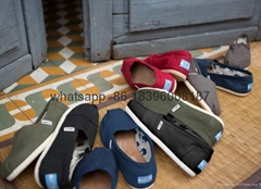 wholesale cheap top 1:1 quality  TOMS Lazy canvas Hollow men women's shoes