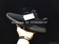        Yeezy 350V2 ALL Black Real Boost  running shoes wholesale freeshipping  7