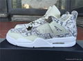 Authentic      Air Jordan 4 Premium Snakeskin shoes free shipping hot shoes AJ4  1