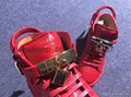 Factory wholesale Buscemi high top quality sheepskin leather shoes sneakers