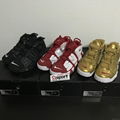 wholesale top Supreme x Nike Air More Uptempo running shoes sneakers 