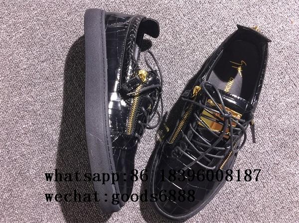 wholesale Giuseppe Zanotti Sneaker boots gz real Leather fashion shoes 4