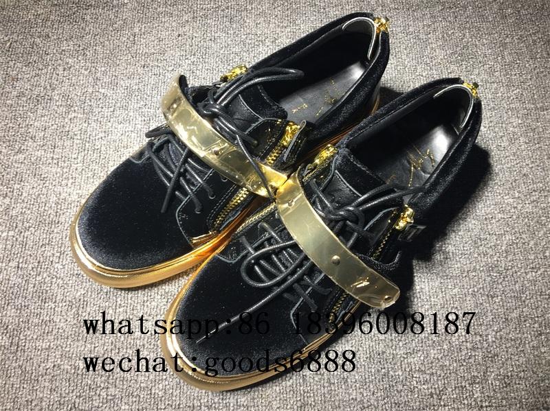 wholesale Giuseppe Zanotti Sneaker boots gz real Leather fashion shoes 5