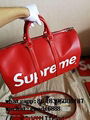 Wholesale Supreme X Louis Vuitton Duffle Bag Handbags suitcase leather wallets 